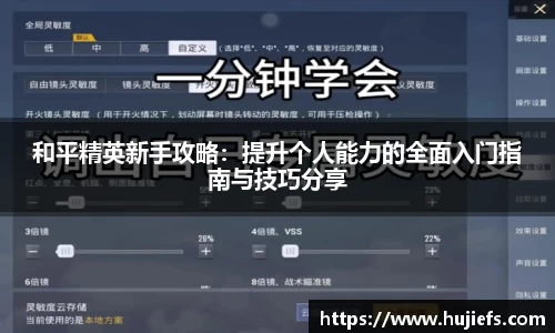 和平精英新手攻略：提升个人能力的全面入门指南与技巧分享